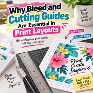 Why Bleed and Cutting Guides Are Essential in Print Layouts