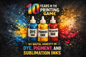 10 Years in the Printing Game: My Brutal Honesty on Dye, Pigment, and Sublimation Inks
