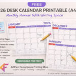 Monthly planner 2026