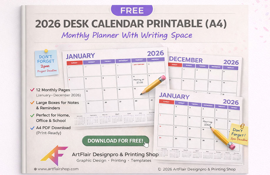 Monthly planner 2026